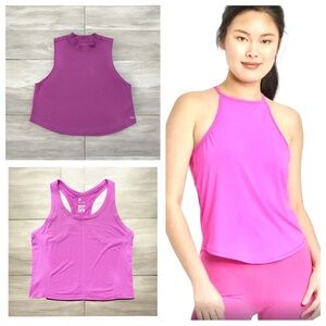 3 x Pink Workout Shirts Bundle, size large